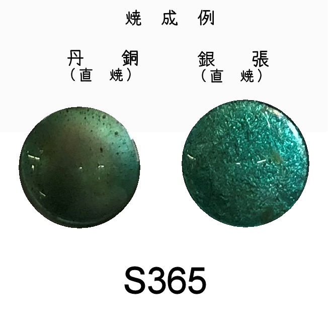七宝釉薬　Ｓ３６５　ビリシャンミドル（青緑）　３０ｇ